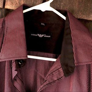 Giorgio Armani dress shirt. 2XL